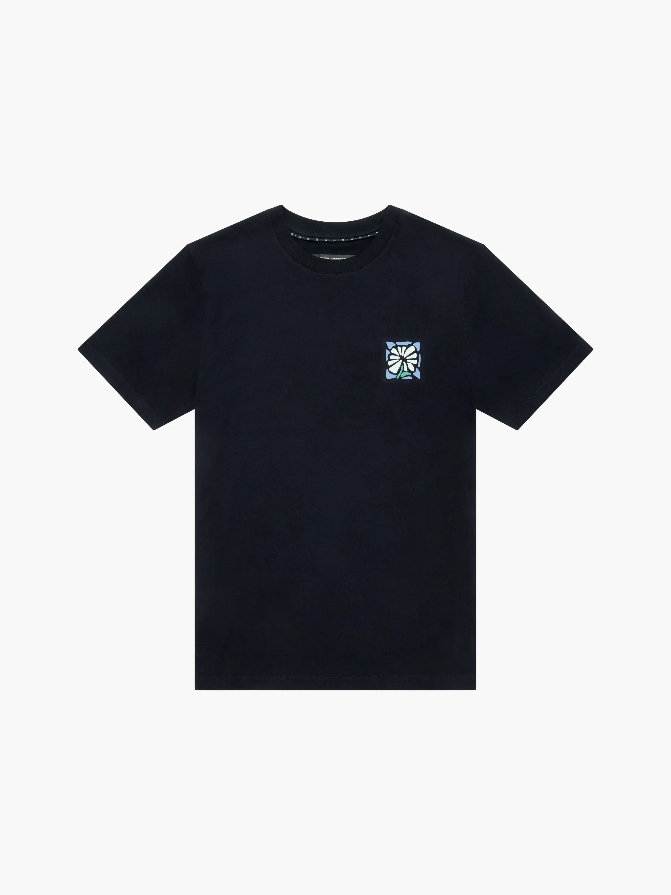 Abstract Flower Organic Graphic T-Shirt
