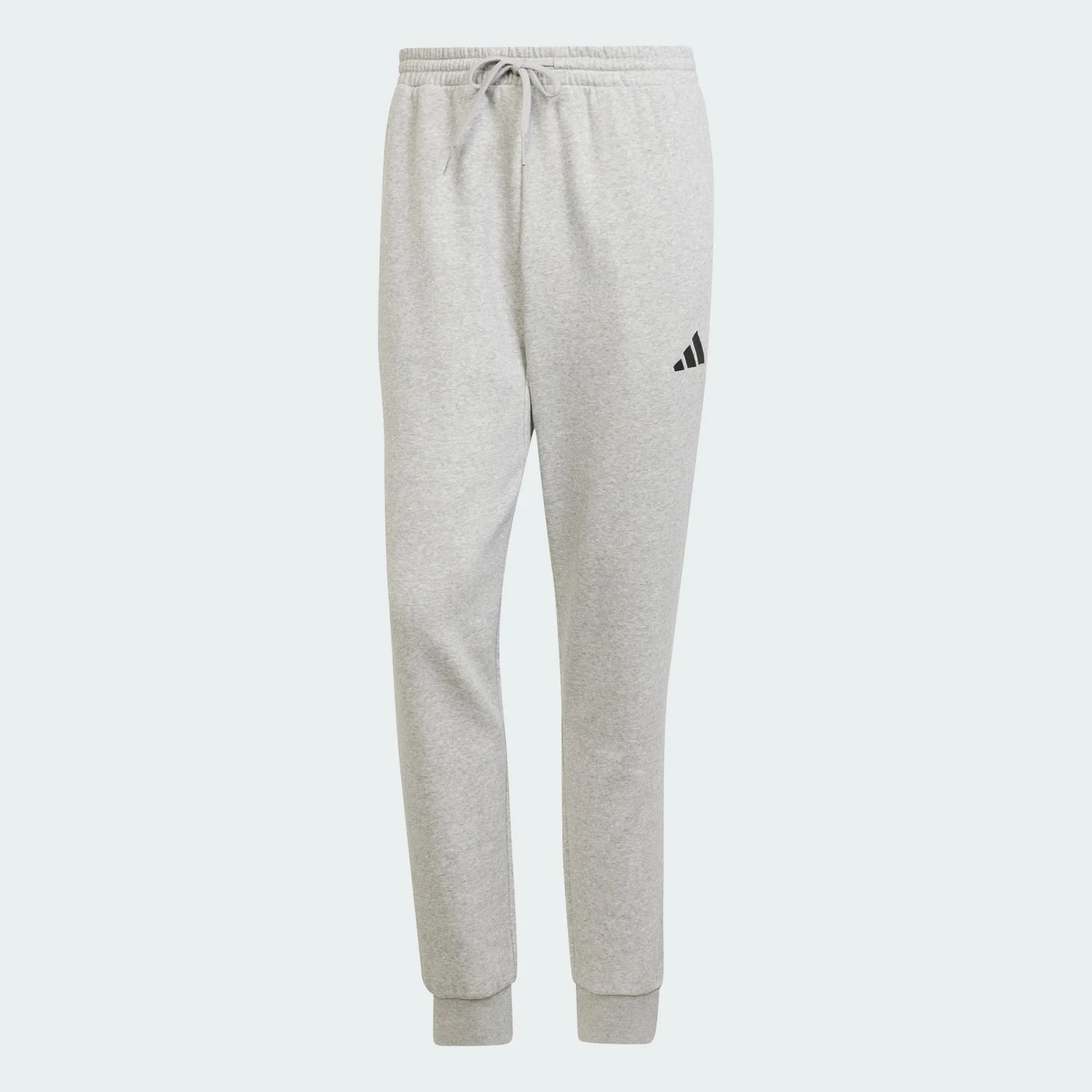 ADIDAS MEN'S ESSENTIALS FEELCOZY FLEECE GREY SWEATPANT