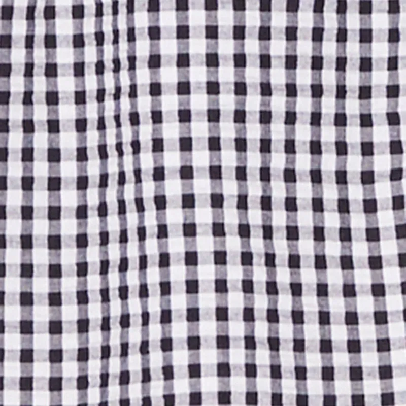 Almost Famous Cut Out Back Gingham Dress