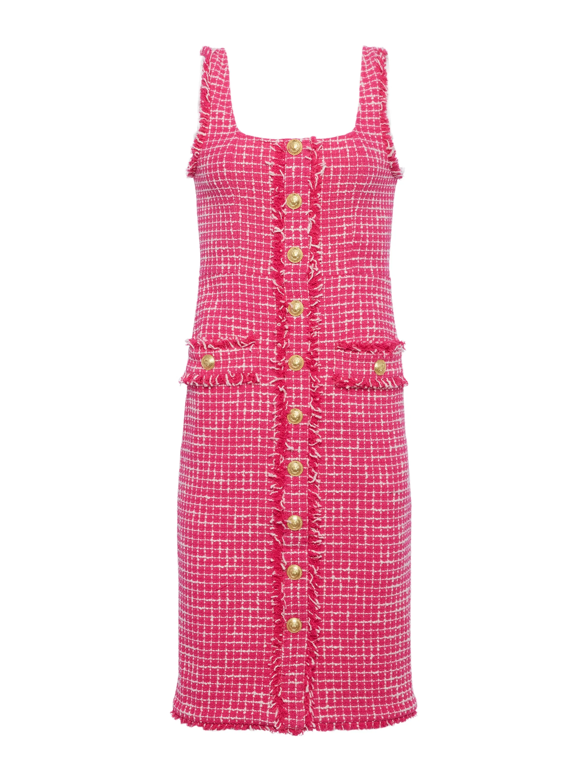 Aya Tweed Midi Dress