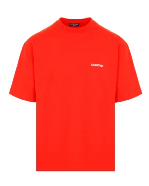Balenciaga Classic Logo Embroidered T-Shirt