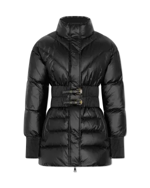Baroque-Buckle Puffer Jacket