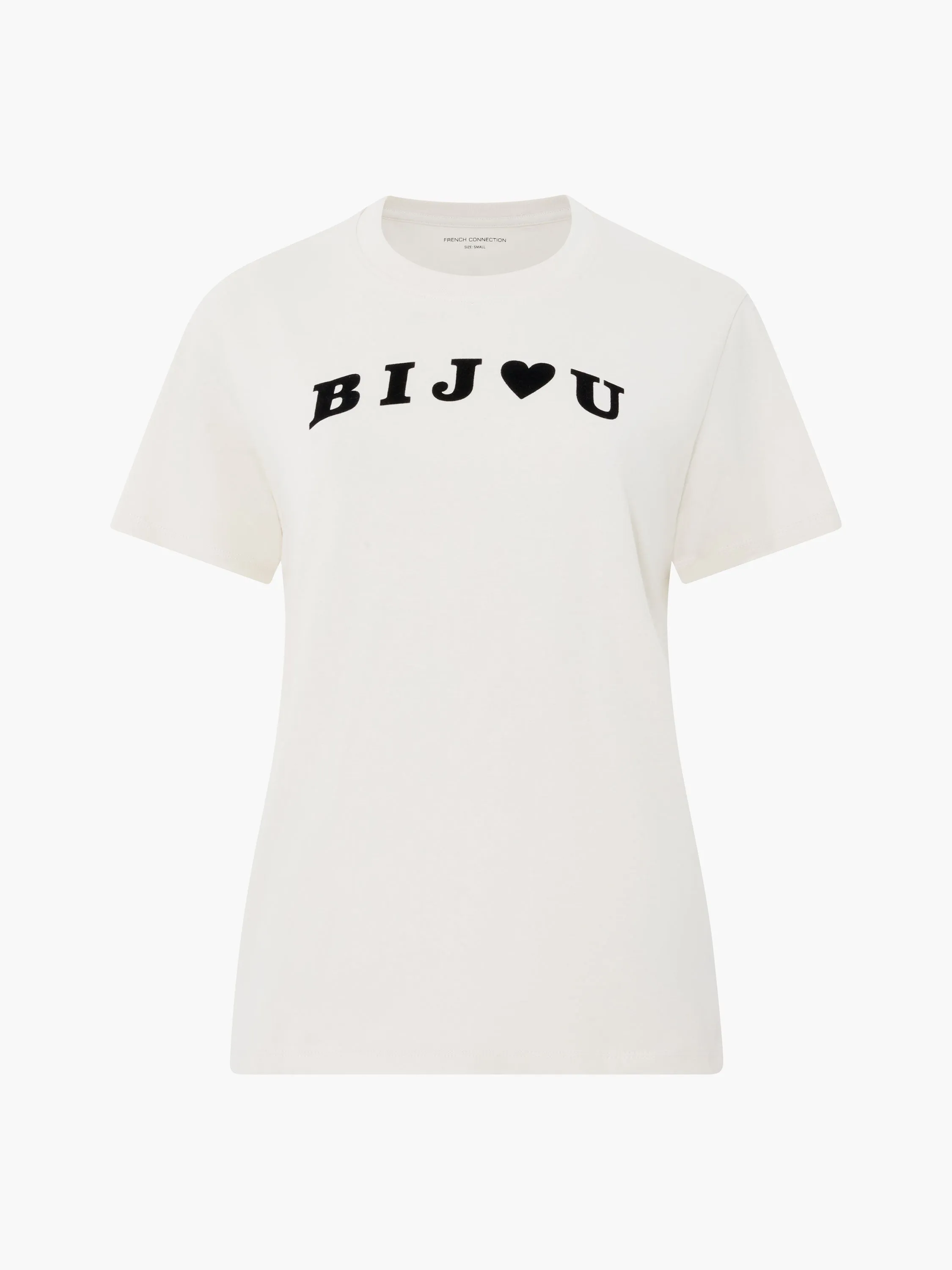 Bijou Flocked Graphic T-Shirt
