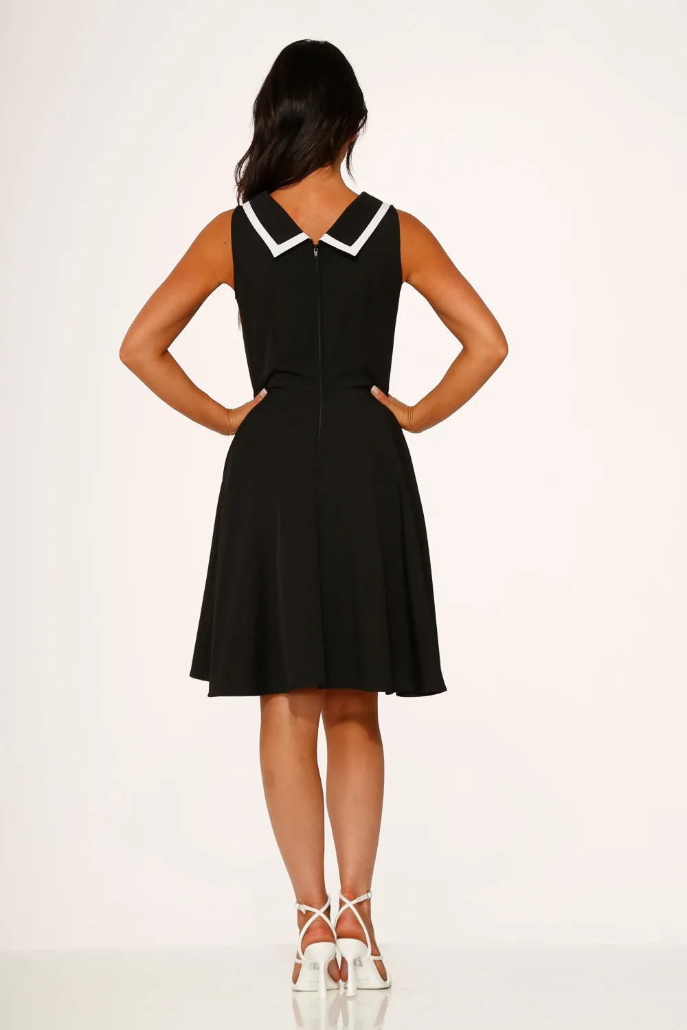 Black & White Swing Dress