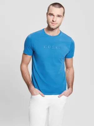 Blue Pima Logo T-Shirt