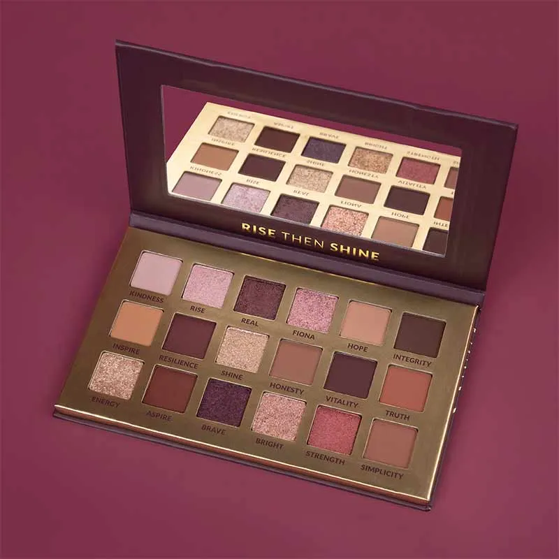 Carter Beauty X Fiona Morgan Coleman Rise Then Shine Eyeshadow Palette   FREE Word of Mouth Lipstick and Free of Speech Lip Tint Discontinued