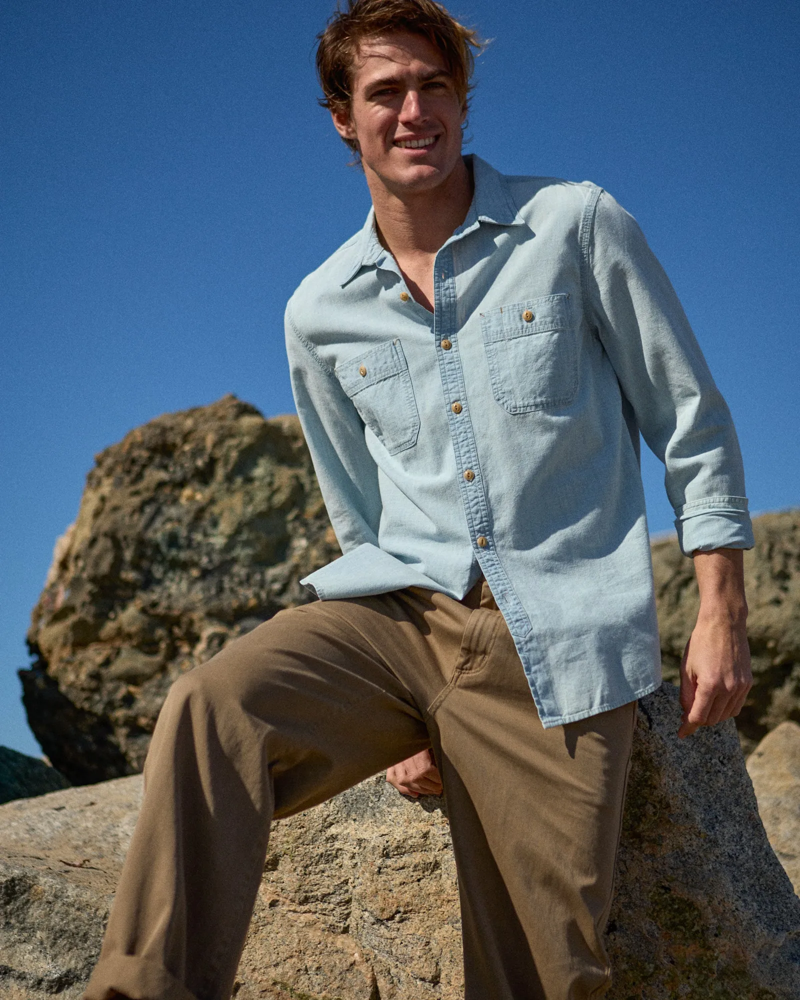 Chambray Utility Shirt