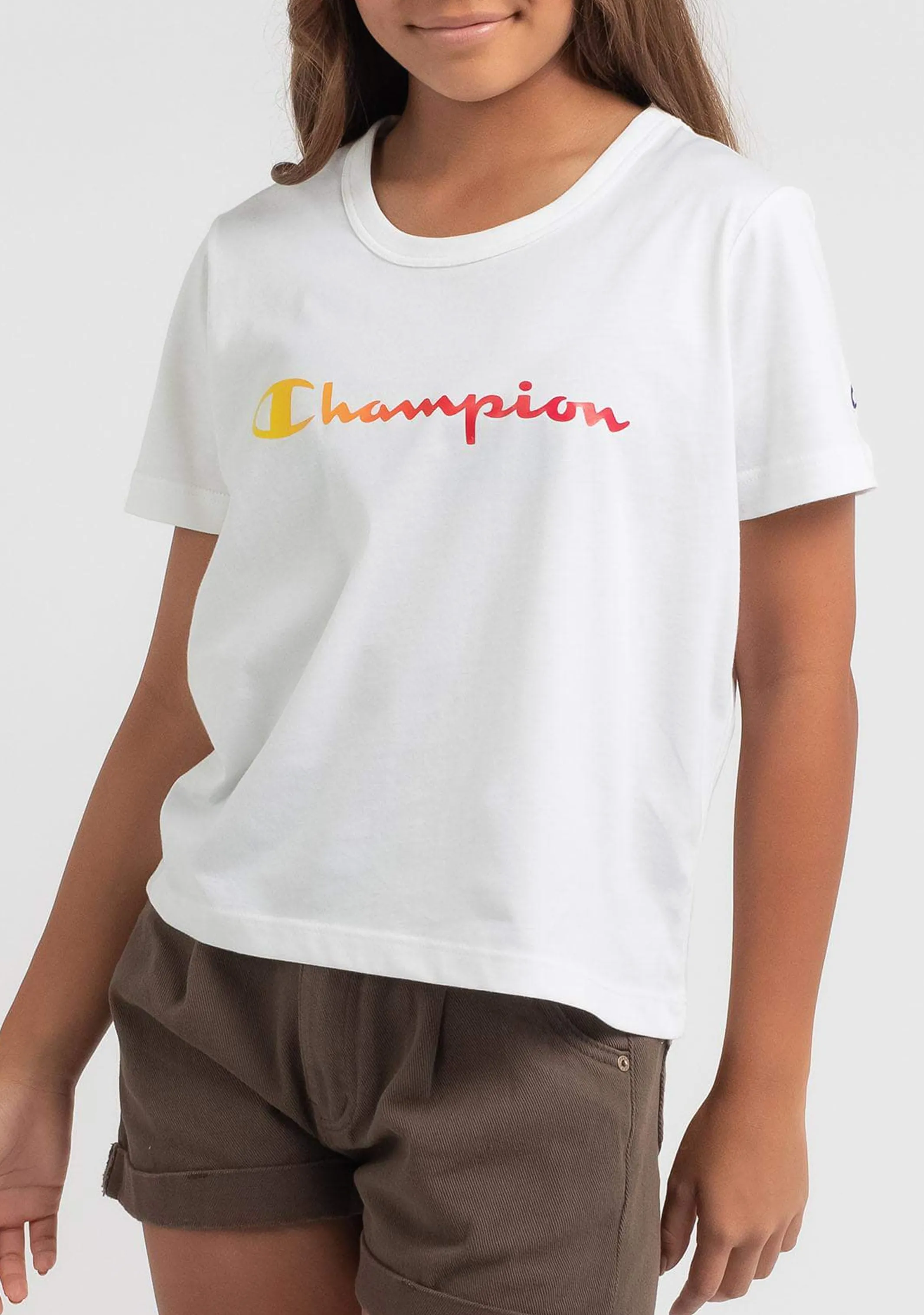Champion Junior Ombre Script Boxy Tee