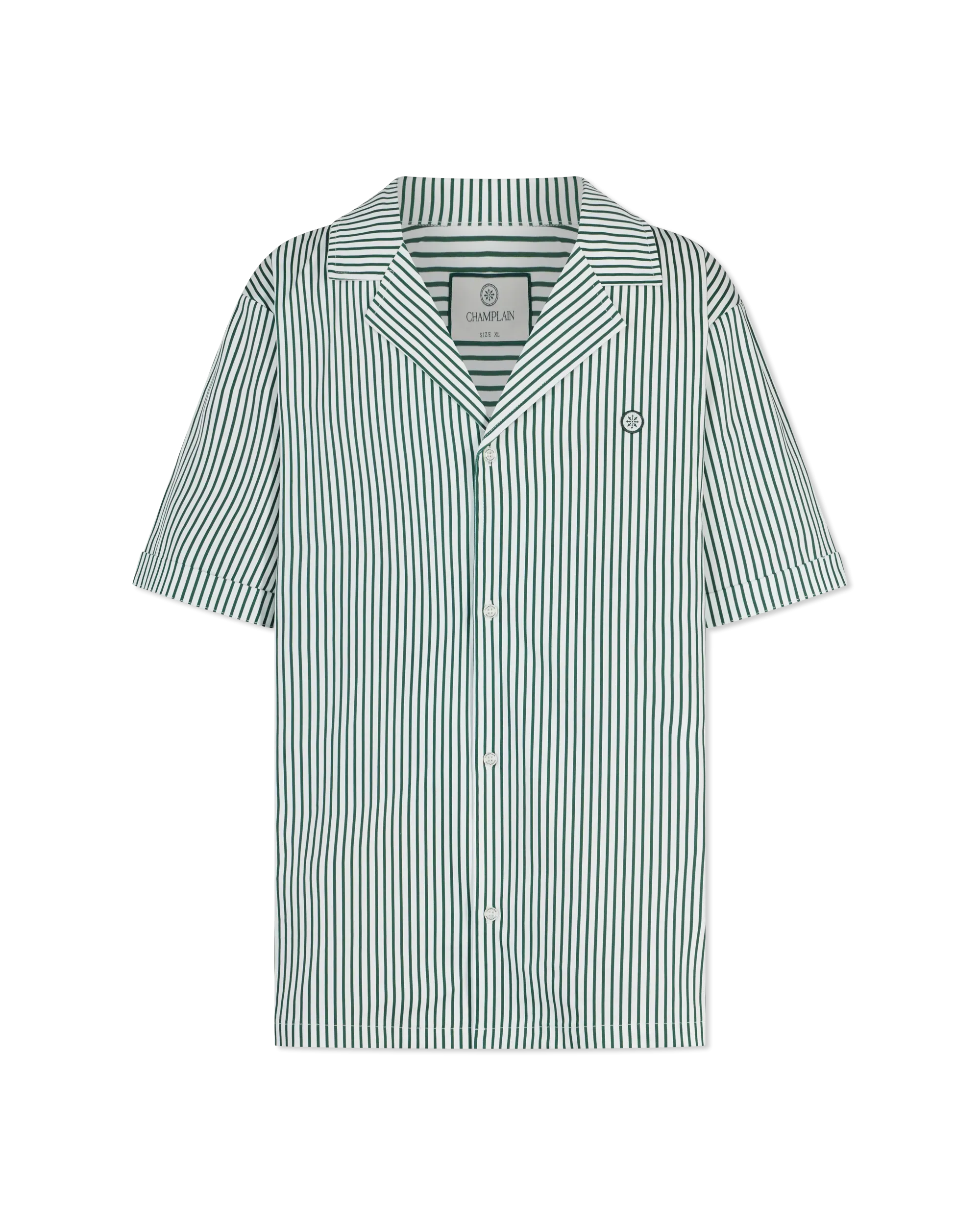 Champlain Camp Collar Pinstripe Shirt