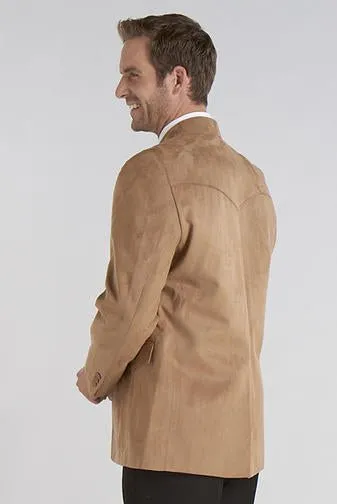 Circle S Mens Camel 100% Microsuede Houston Western Jacket Blazer 48 R