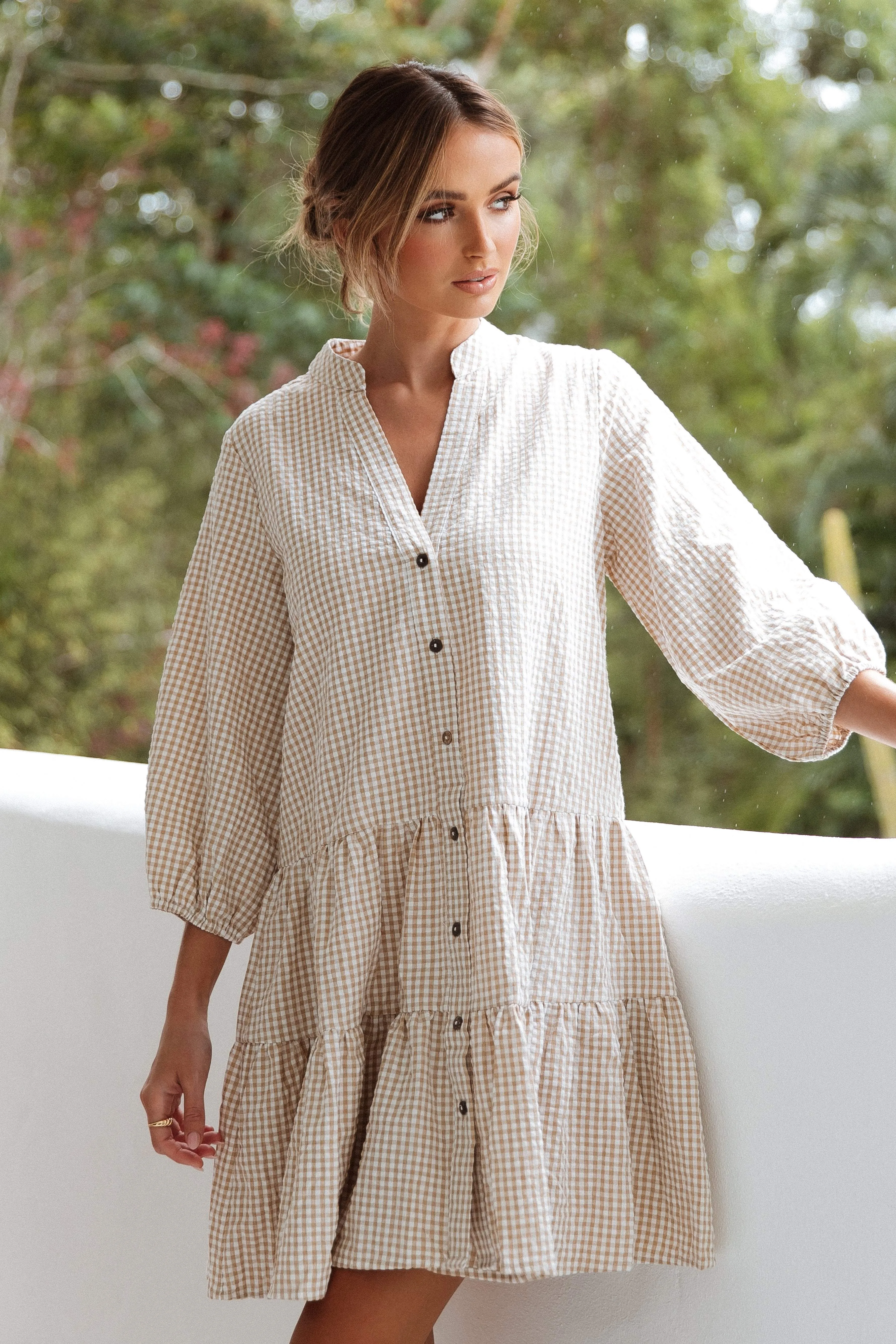 Daria Dress - Beige
