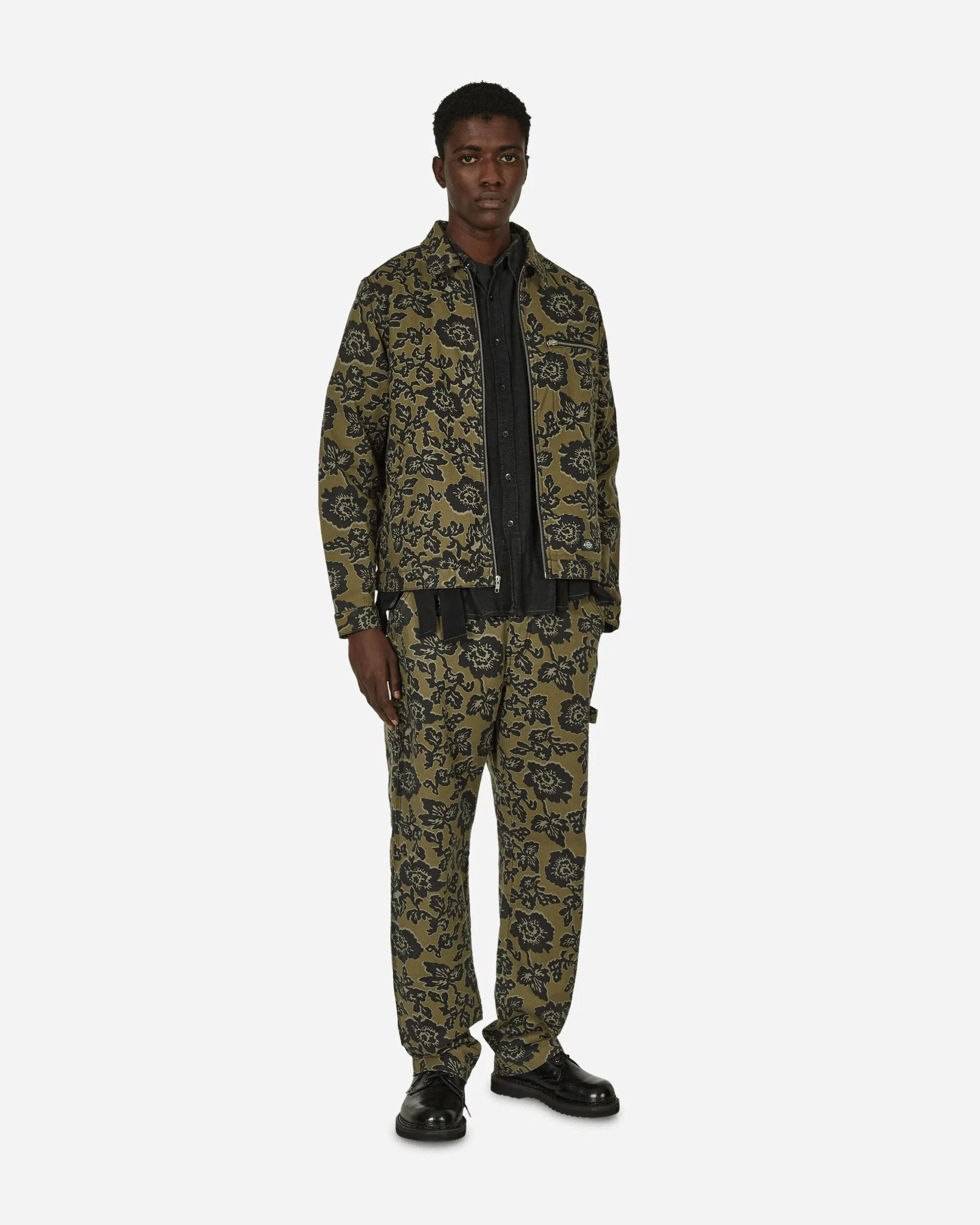 Desert Floral Eisenhower Jacket Desert Rose / Green Floral