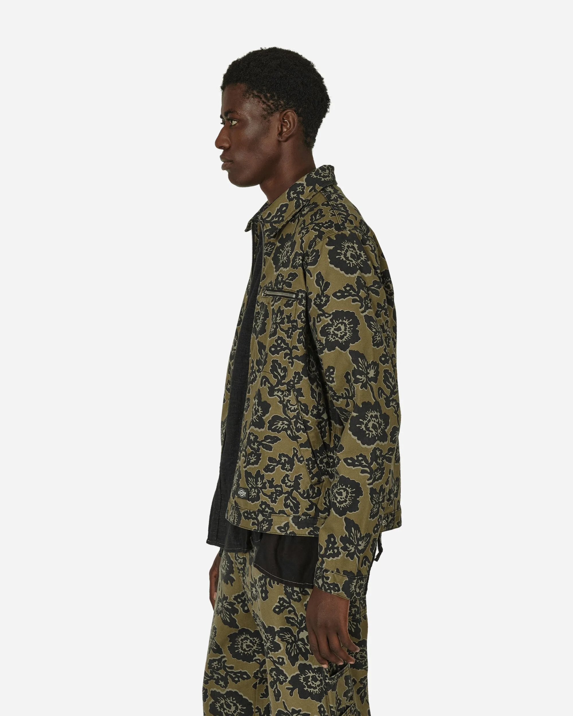 Desert Floral Eisenhower Jacket Desert Rose / Green Floral