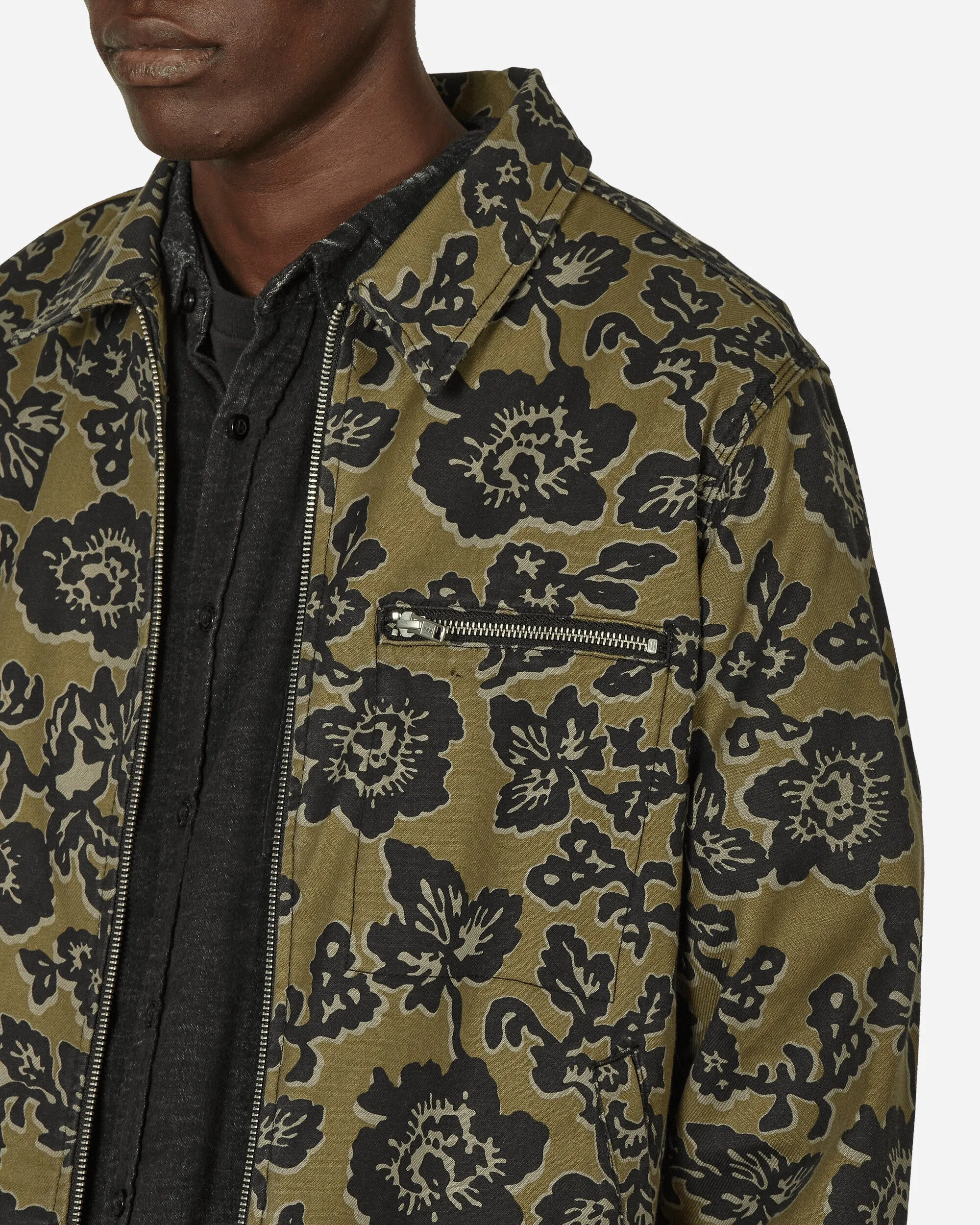 Desert Floral Eisenhower Jacket Desert Rose / Green Floral