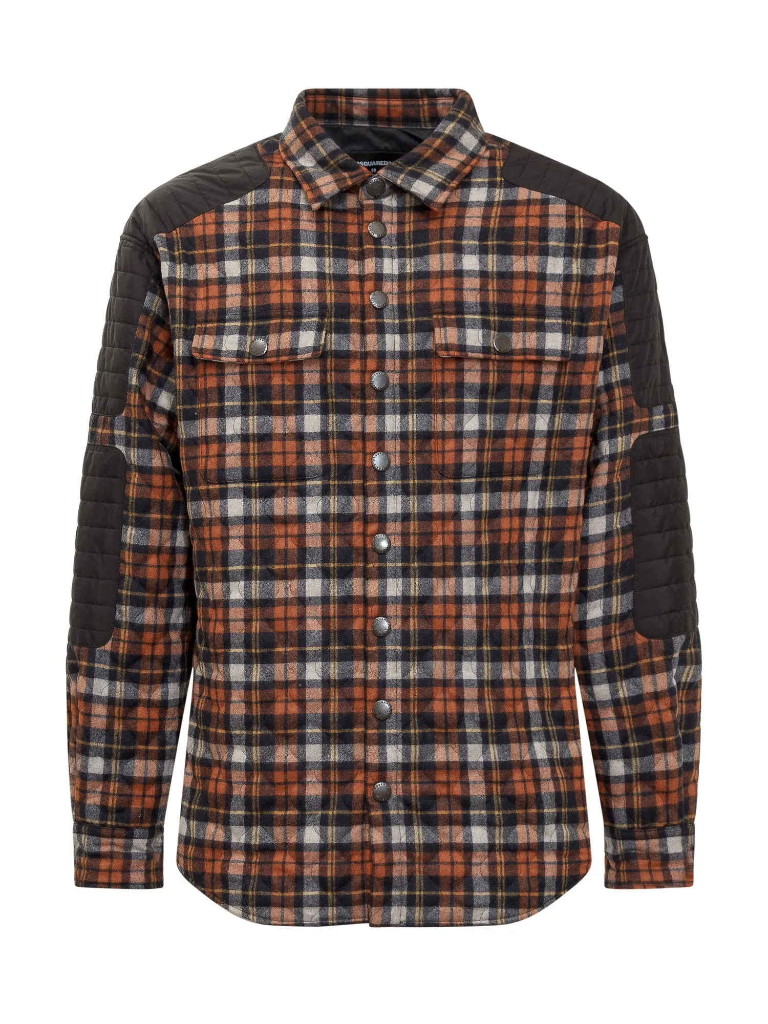 Dsquared2 Padded Checked Shirt Jacket