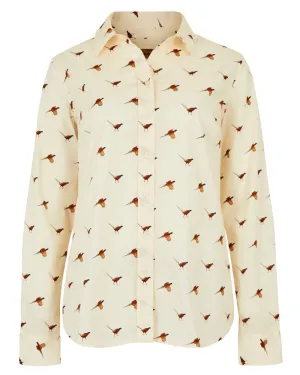 Dubarry Womens Calamint Pheasant Print Shirt