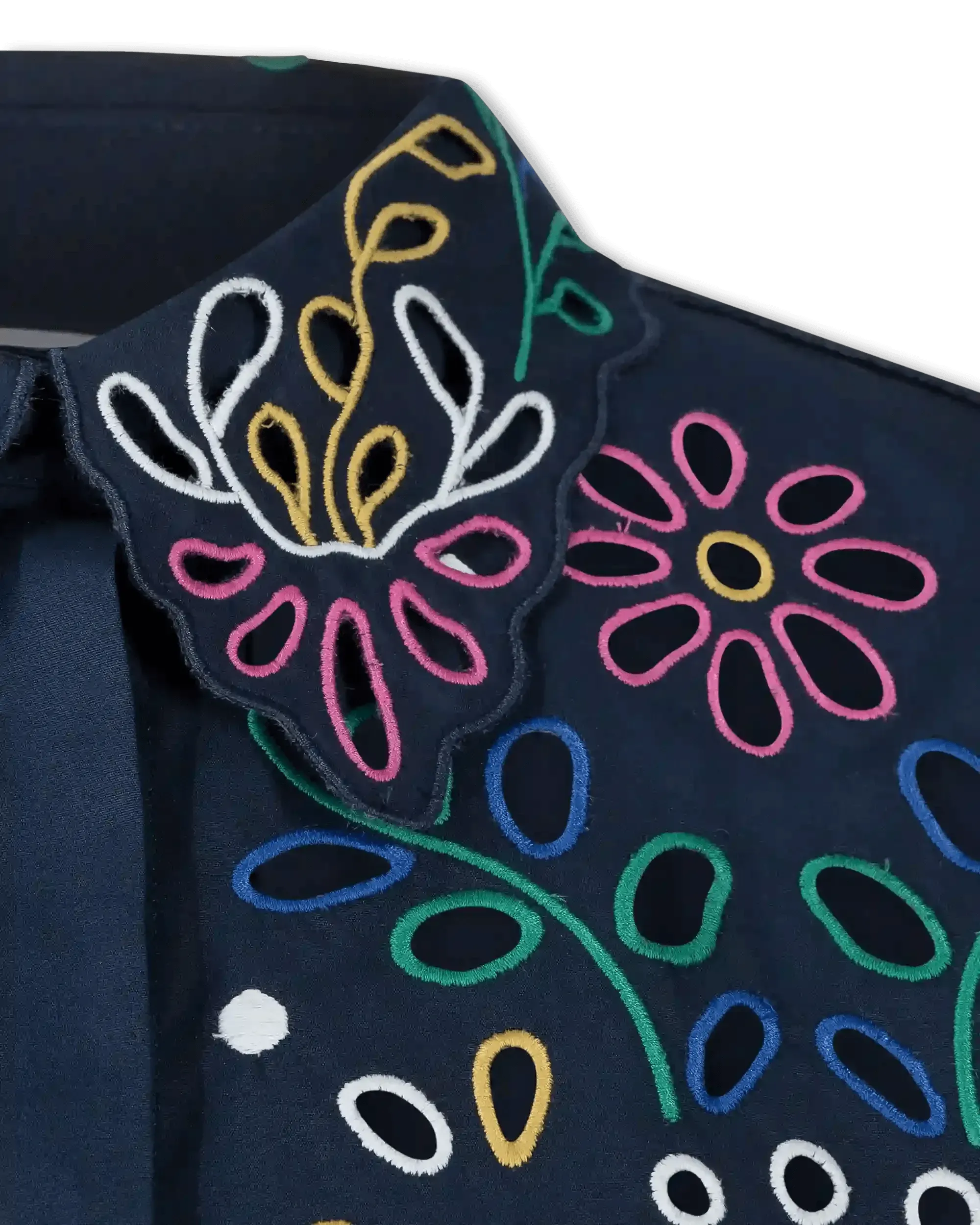 Embroidered Eyelet Shirt