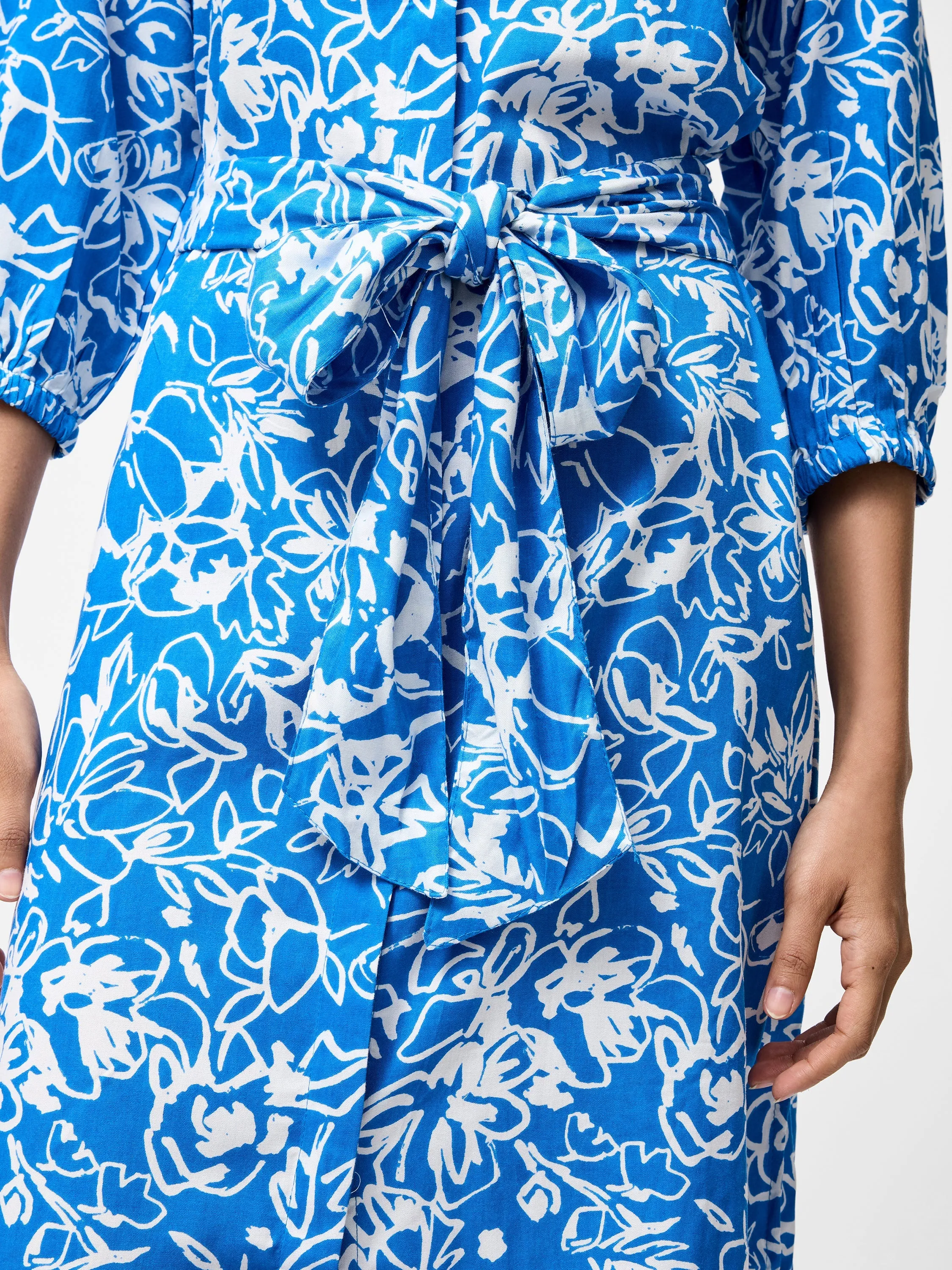 Fayola Belted Shirt Dress