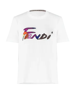 Fendi Brush Logo T-Shirt