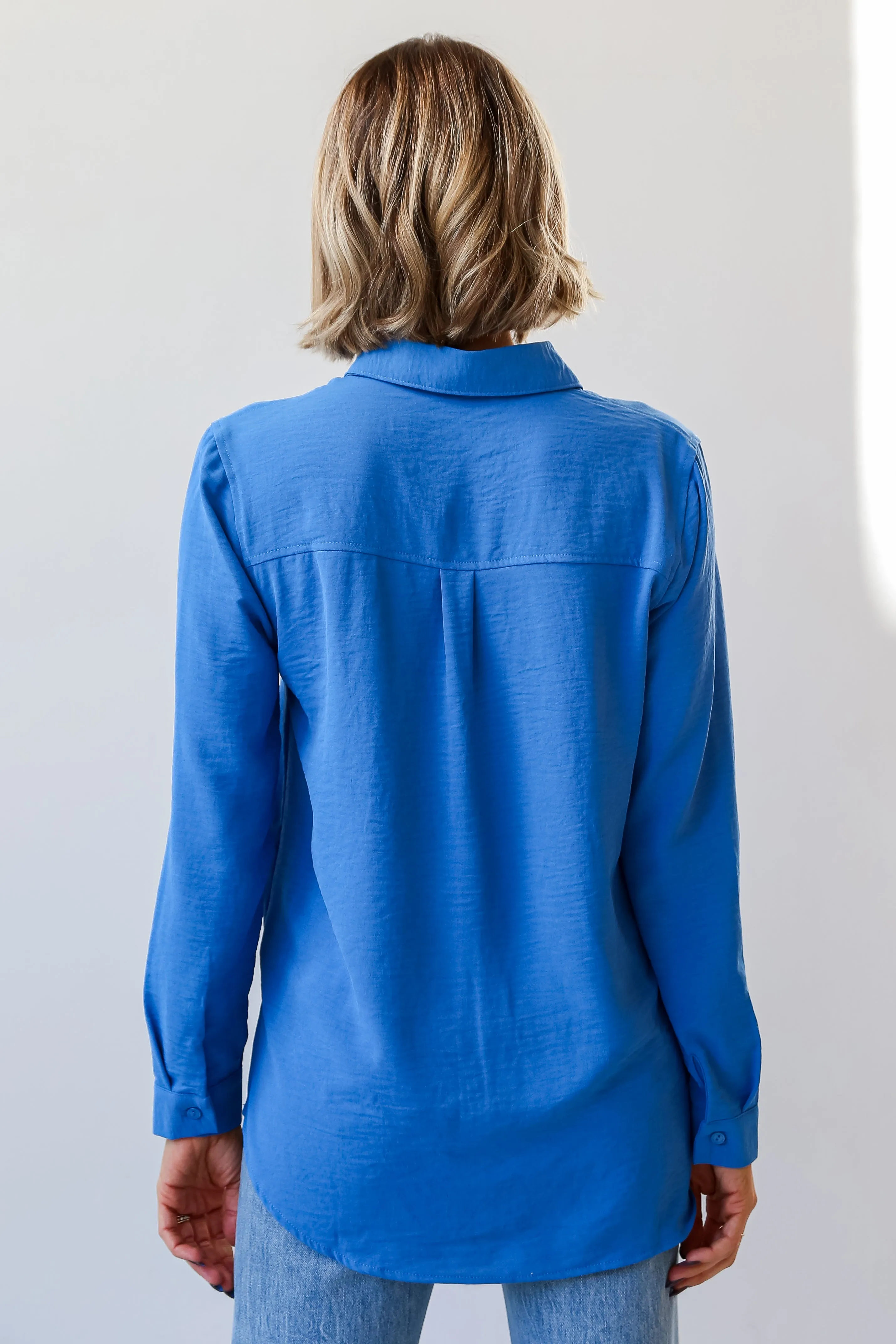 FINAL SALE - Ashley Button-Up Blouse - DU DEAL