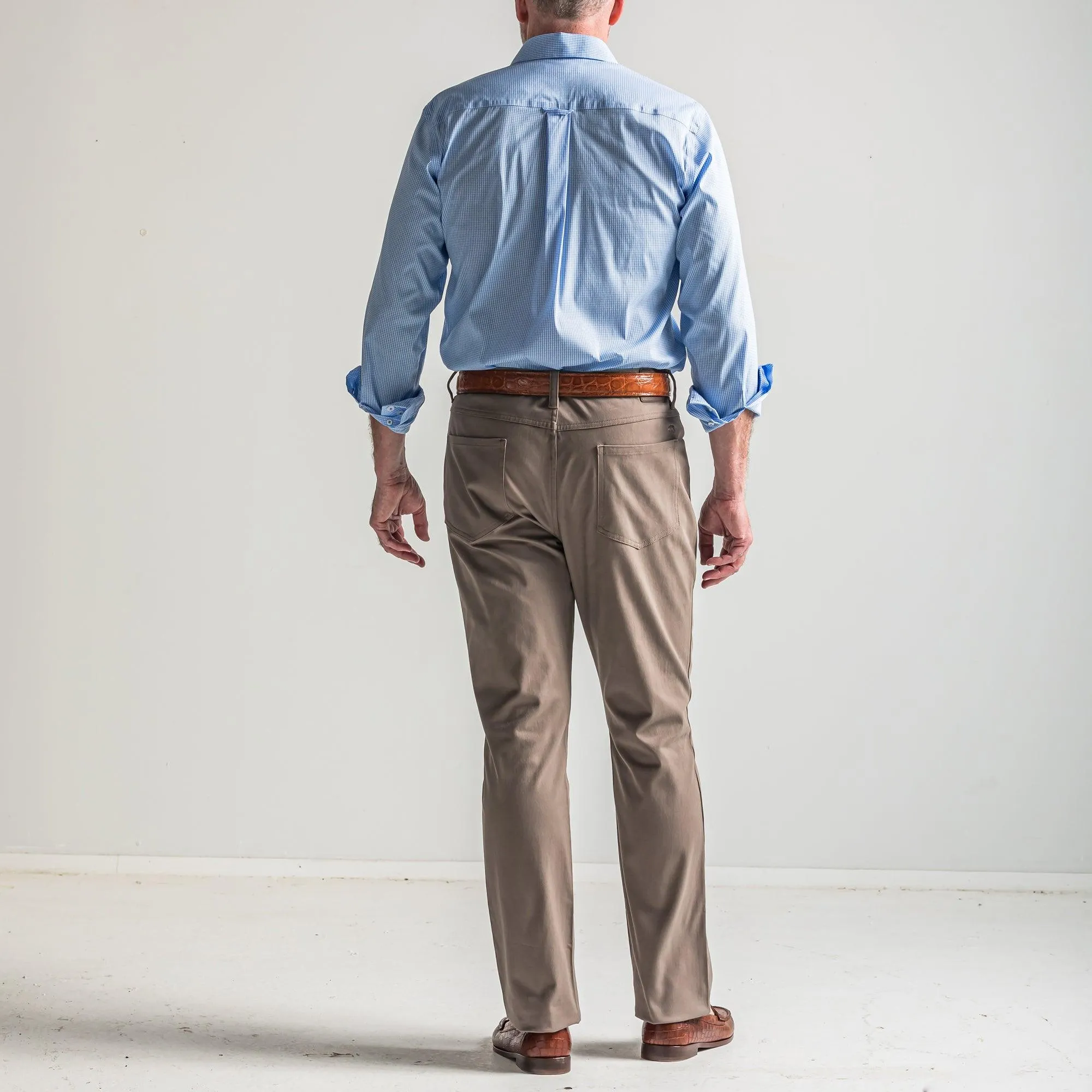 Flex Five Pocket Stretch Pant - Walnut