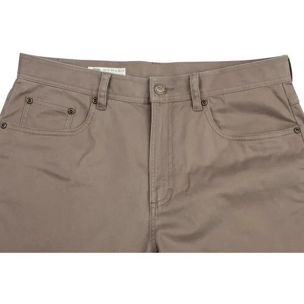 Flex Five Pocket Stretch Pant - Walnut