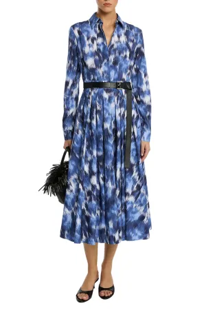 Floral Chiné Shirtdress