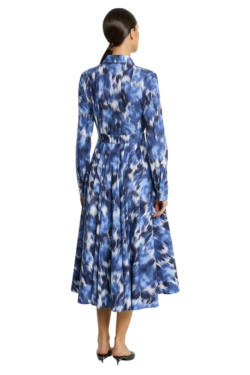 Floral Chiné Shirtdress