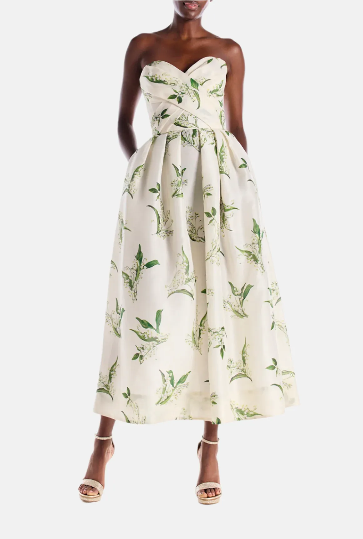 Florette Dress Silk White