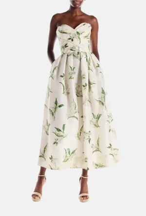Florette Dress Silk White