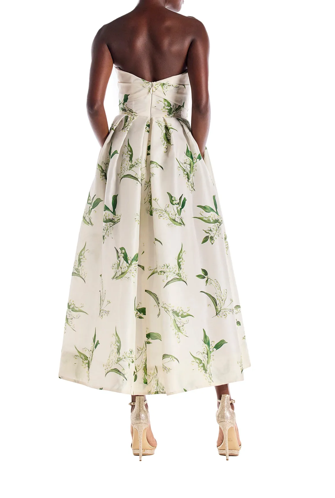 Florette Dress Silk White