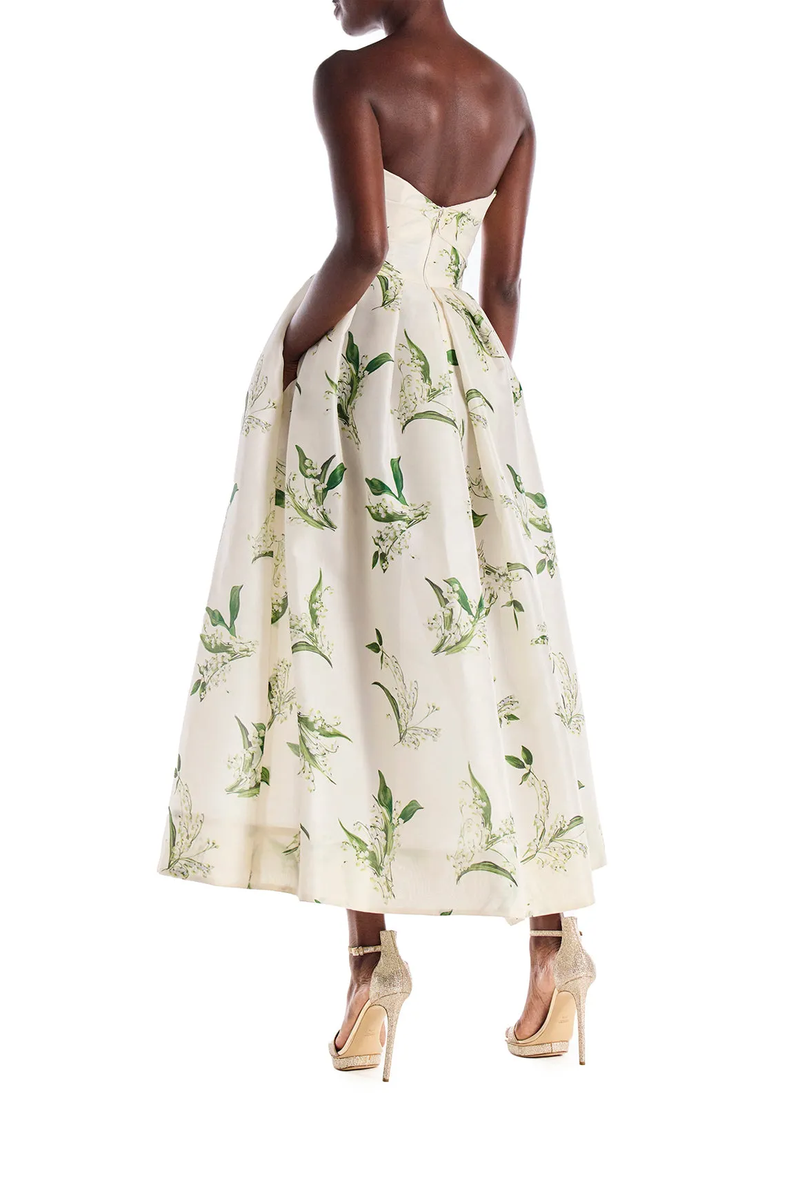 Florette Dress Silk White