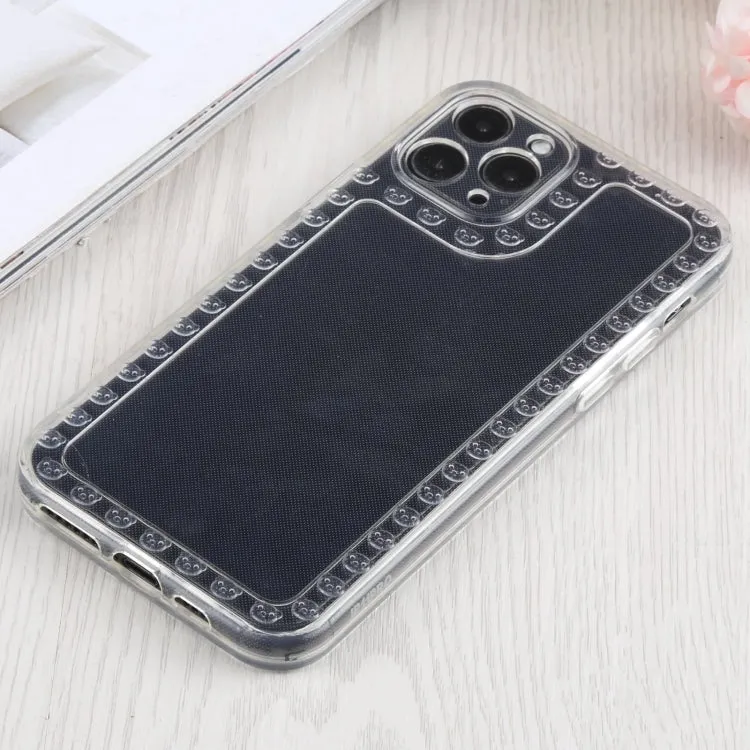 For iPhone 11 Bear Pattern TPU Phone Protective Case