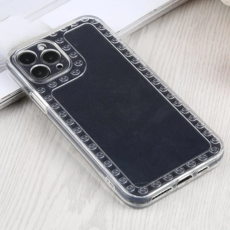 For iPhone 11 Bear Pattern TPU Phone Protective Case