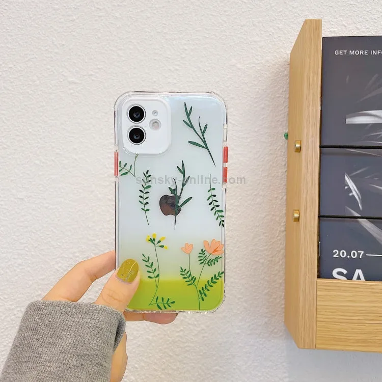 For iPhone 11 Shockproof TPU Pattern Protective Case