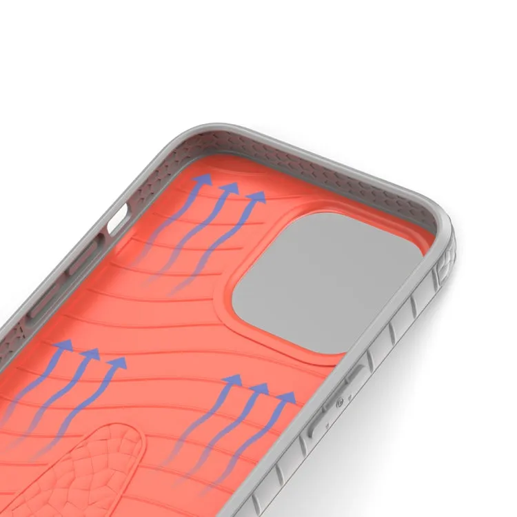 For iPhone 13 Mutural Coconut Series PC TPU Gypsophila Fluorescent Woven Phone Protective Case