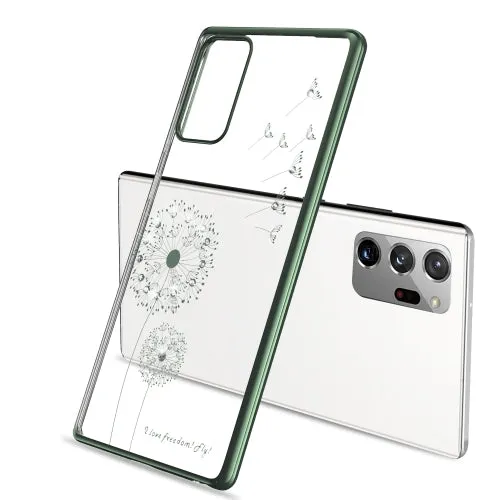 For Samsung Galaxy Note 20 Ultra-thin Electroplating Dandelion Pattern Protective