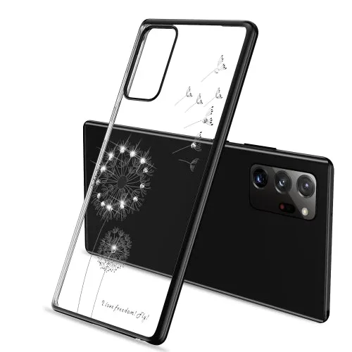 For Samsung Galaxy Note 20 Ultra-thin Electroplating Dandelion Pattern Protective