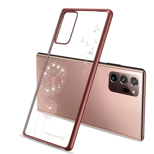 For Samsung Galaxy Note 20 Ultra-thin Electroplating Dandelion Pattern Protective