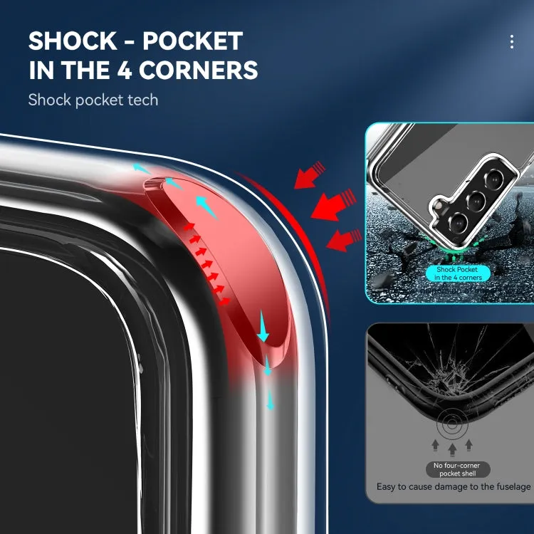 For Samsung Galaxy S21  5G TPU   PC Transparent Shockproof Protective