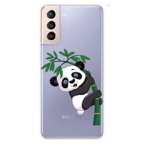 For Samsung Galaxy S22 5G Colored Drawing Pattern High Transparent TPU Phone Protective Case(Oil