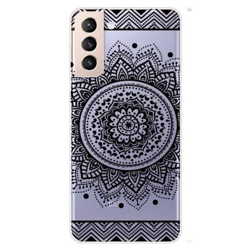 For Samsung Galaxy S22 5G Coloured Drawing Pattern Highly Transparent TPU Phone Protective