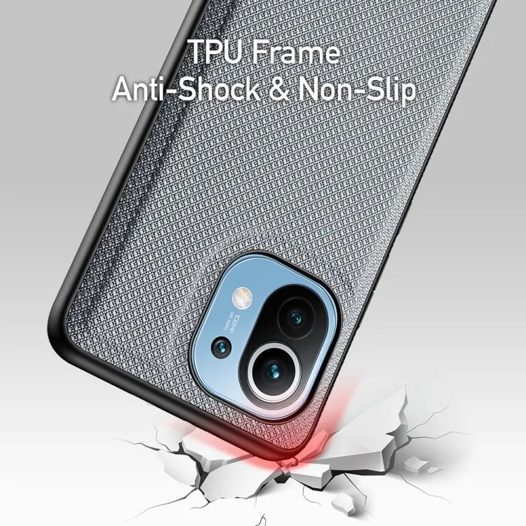 For Xiaomi Mi 11 DUX DUCIS Fino Series PU   TPU Protective