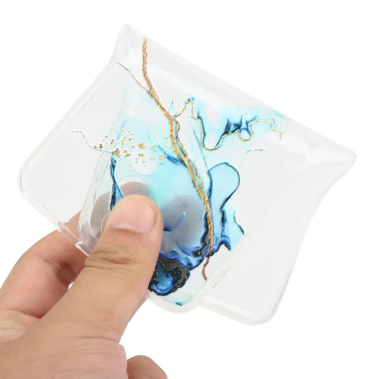 For Xiaomi Mi 11 Hollow Marble Pattern TPU Precise Hole Protective
