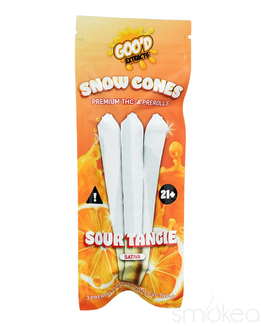 Goo'd THCA Snow Cones Pre-Rolls - Sour Tangie