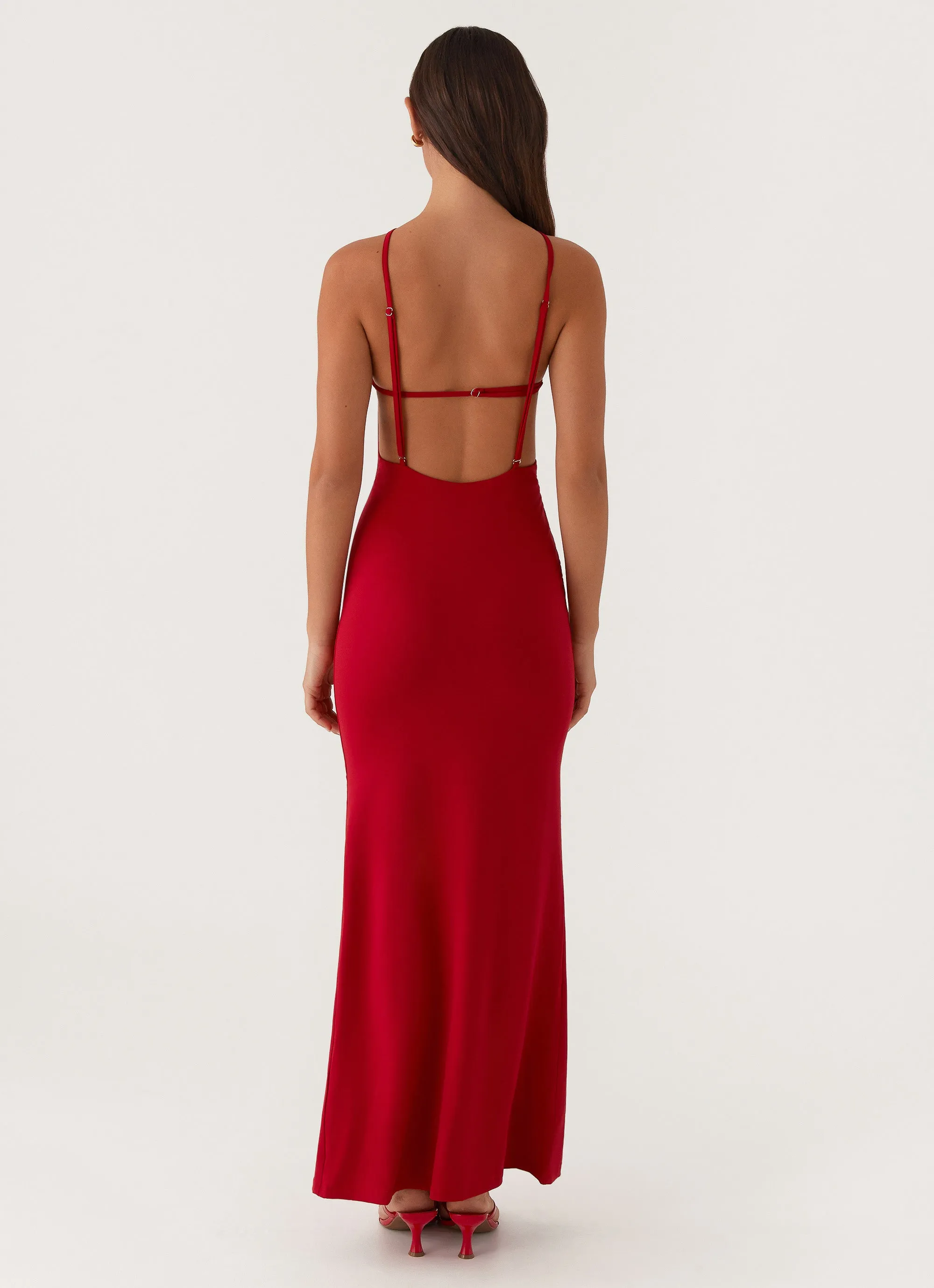 Grow Together Maxi Dress - Red