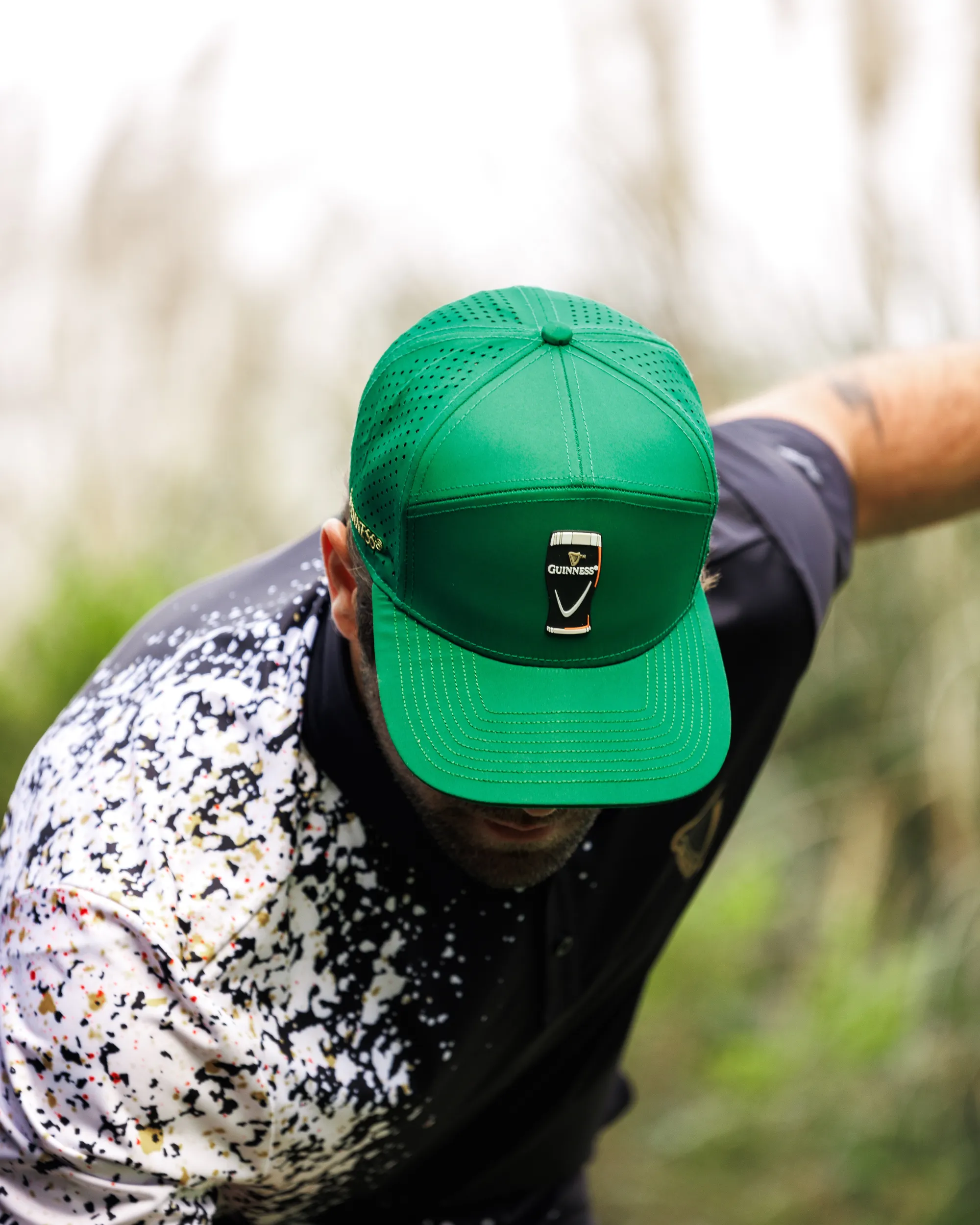 Guinness® Flat Bill Hat – Drafted – Green