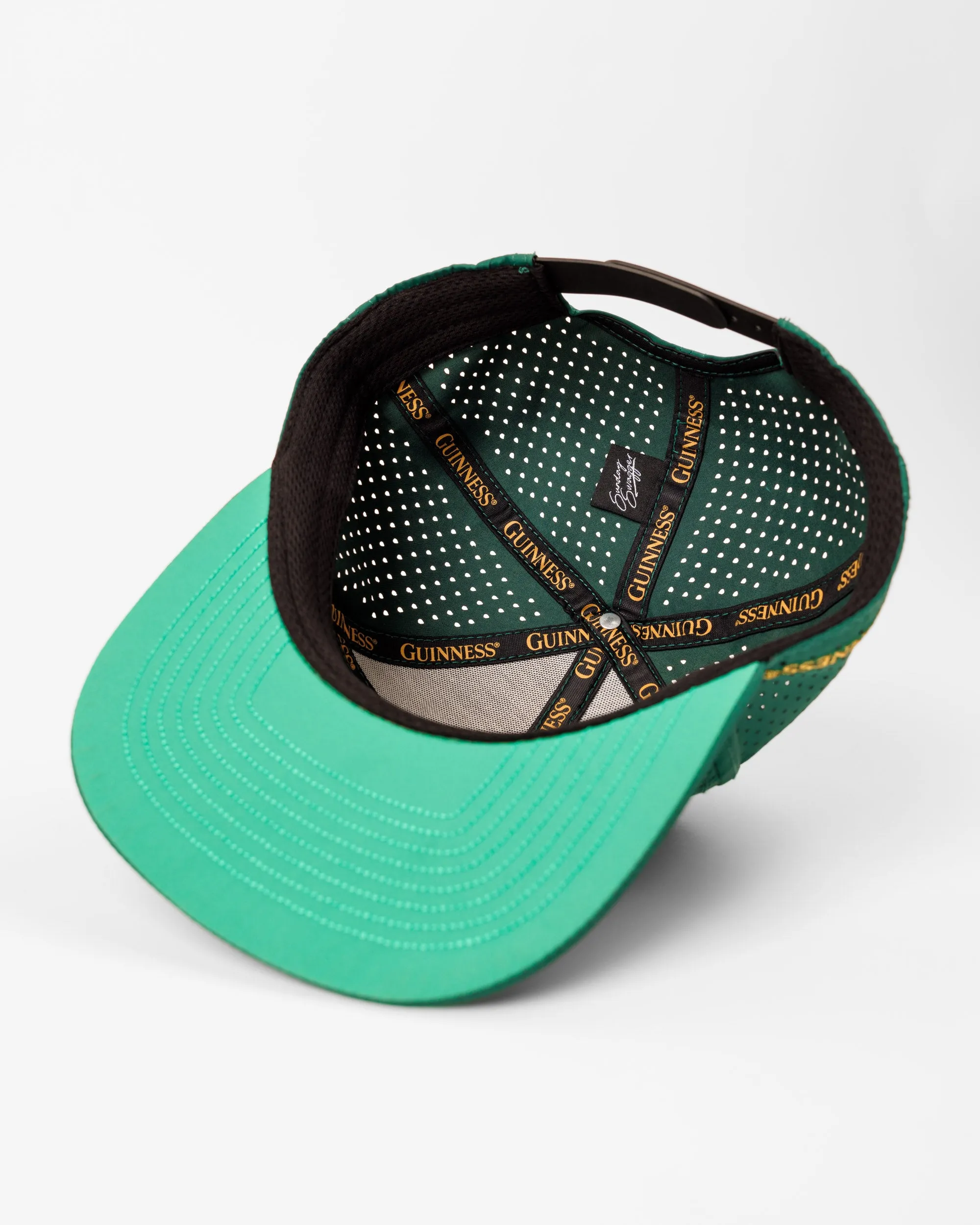 Guinness® Flat Bill Hat – Drafted – Green