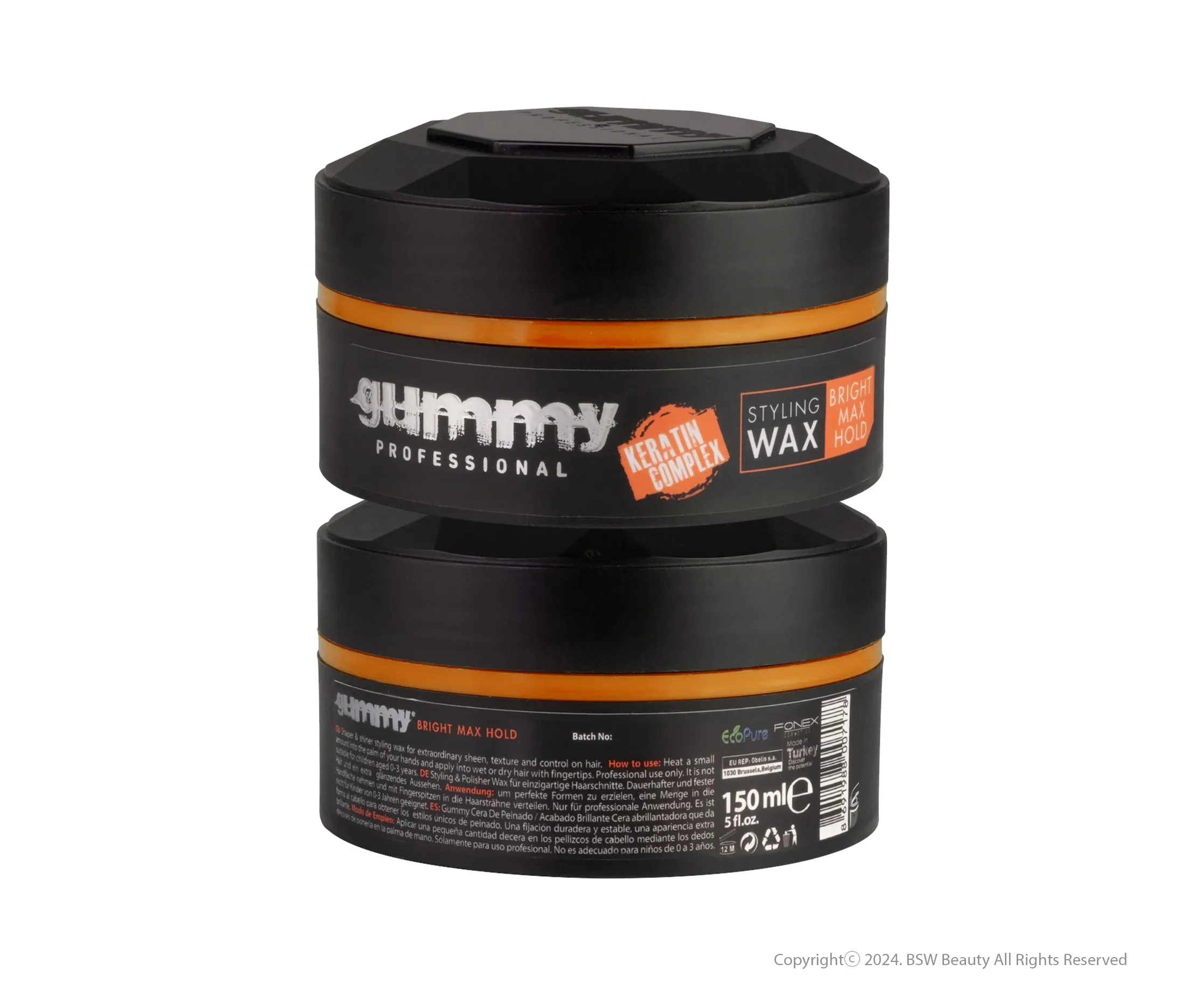 GUMMY STYLING WAX BRIGHT MAX HOLD 150ml