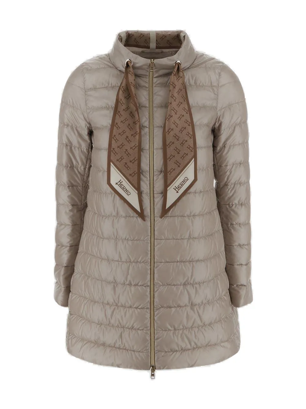 Herno Scarf Detailed Padded Jacket